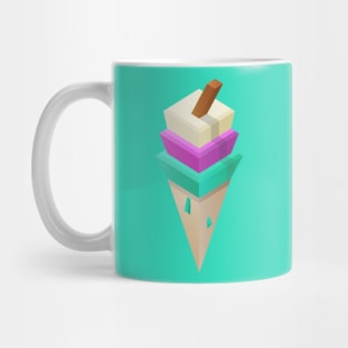 Isometric Ice Cream Mug